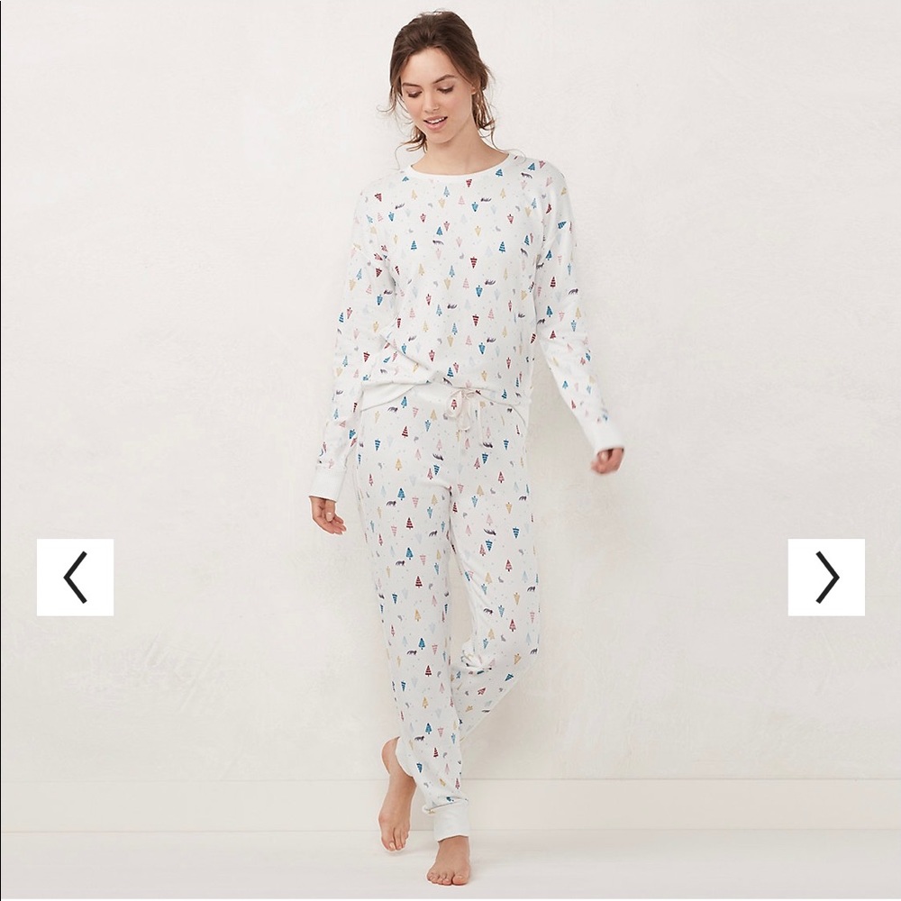 Lauren Conrad Extra Soft Winter Pajama Set